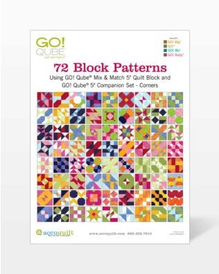 GO! Qube 5" Companion Set Corners-72 Block Patterns Booklet