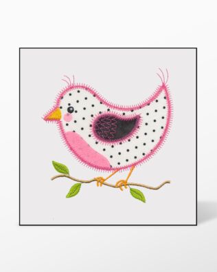 GO! Bird A Single #1 Embroidery Designs by V-Stitch Designs (VQ-BA1)
