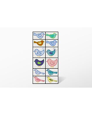 GO! Birds Embroidery Designs by V-Stitch Designs (VQ-Bdse)