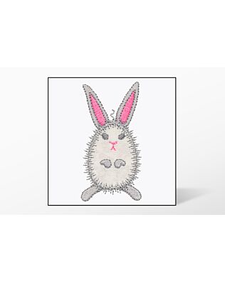 GO! Bunny Egg Single #1 Embroidery Designs by V-Stitch Designs