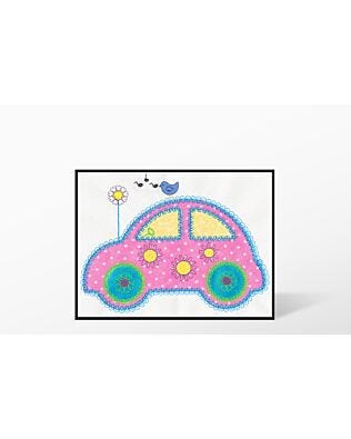 GO! Cute Car Single #1 Embroidery Designs by V-Stitch Designs (VQ-CCS01)