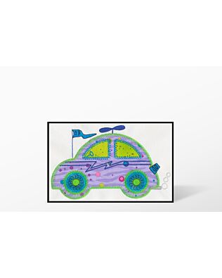GO! Cute Car Single #2 Embroidery Designs by V-Stitch Designs (VQ-CCS02)