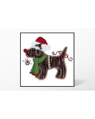 GO! Christmas Gingham Dog Embroidery Designs by V-Stitch Designs (VQ-CGD)