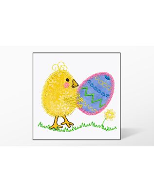 GO! Chick Single #4 Embroidery Designs by V-Stitch Designs