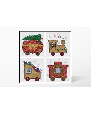 GO! Christmas Train Embroidery by V-Stitch Designs (VQ-CT1)