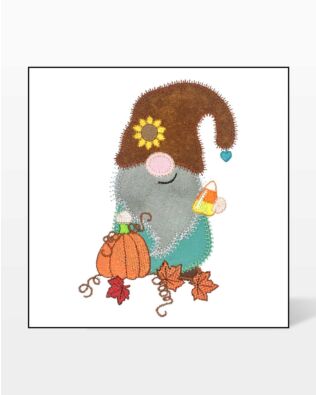 GO! Fall Candy Gnome Embroidery by V-Stitch Designs