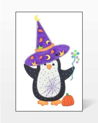 GO! Halloween Penguin Embroidery by V-Stitch Designs