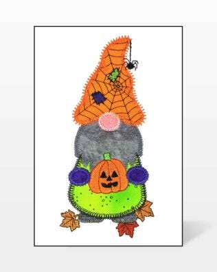 GO! Halloween Gnome Embroidery by V-Stitch Designs 