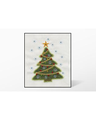 GO! Holiday Medley Tree-Single Embroidery by V-Stitch Designs (VQ-HMTS)