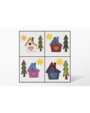 GO! Home Set #1 Embroidery Designs by V-Stitch Designs