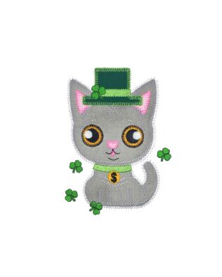 GO! Irish Kitten Embroidery by V-Stitch Designs