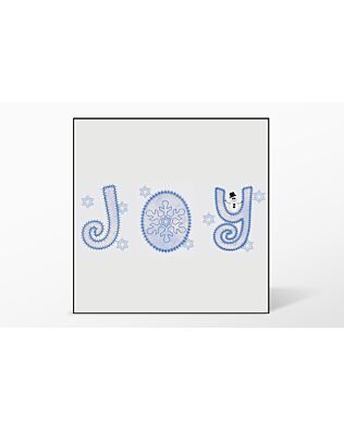 GO! Joy #3 Embroidery Designs by V-Stitch Designs