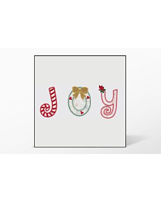 GO! Joy #4 Embroidery Designs by V-Stitch Designs