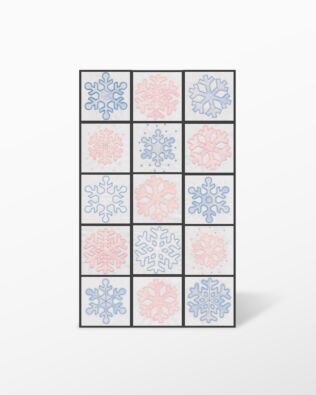 GO! Large Snowflakes Embroidery by V-Stitch Designs (VQ-LSF)
