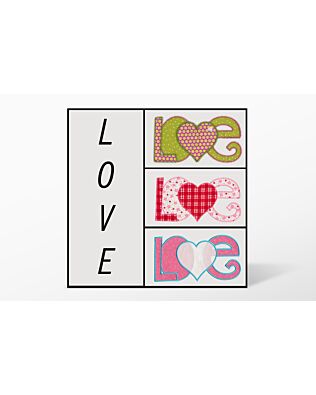 GO! Love with Heart Set Embroidery Designs by V-Stitch Designs (VQ-LWHS)