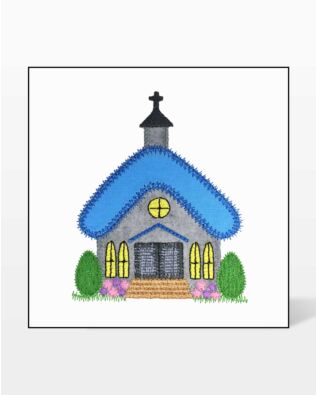 GO! Country Church Embroidery by V-Stitch Designs