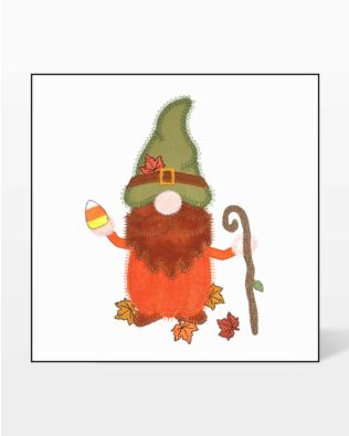 GO! Pumpkin Gnome Embroidery by V-Stitch Designs
