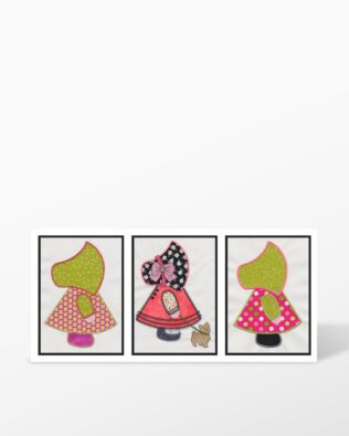 GO! Sunbonnet Sue Embroidery by V-Stitch Designs (VQ-SBSE)