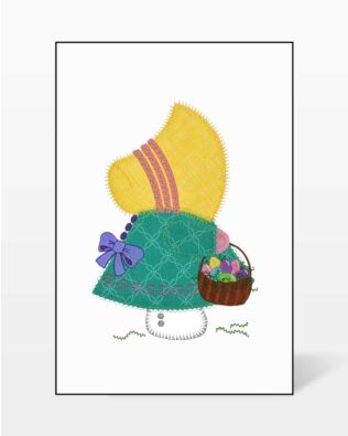 GO! Sunbonnet Sue Easter Embroidery by V-Stitch Designs
