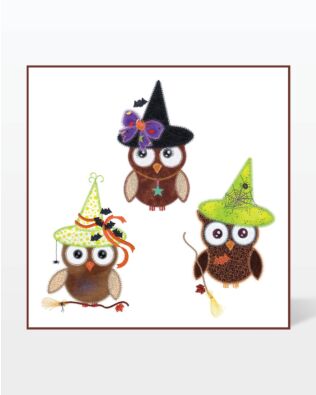GO! Witchy Owls Embroidery by V-Stitch Designs