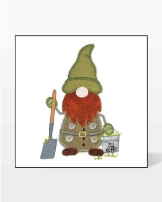 GO! Zoo Keeper Gnome Embroidery by V-Stitch Designs