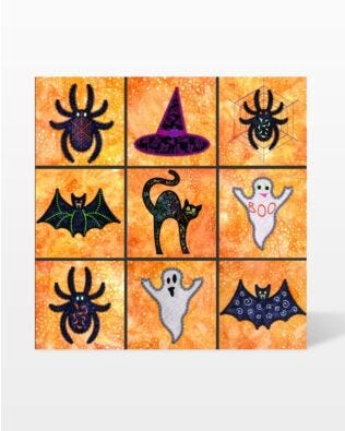 GO! Halloween Medley and More Machine Embroidery Set by Marjorie Busby