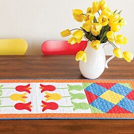 GO! Tulip Time Table Runner Pattern (PQ10436)