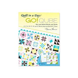 GO! Qube Mix & Match Blocks and Quilts Pattern Book by Eleanor Burns-4th Edition