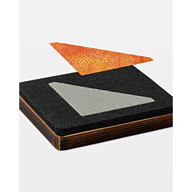 Studio Half Square-3" Finished Triangle (Quilt Block E)