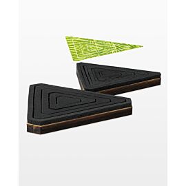 Bullseye Equilateral Triangles-Odd-1", 3", 5", 7" Finished Sides for Studio (50364)
