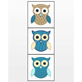 GO! Owl Embroidery Designs