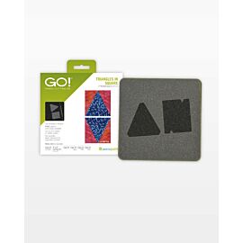 GO! Triangles in Square-2" Finished Square Die