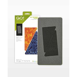 GO! Half Rectangle Triangle-3" x 6" Finished Rectangle Die