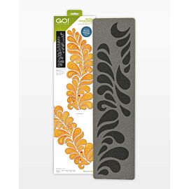 GO! Heather Feather Border Collection by Sarah Vedeler Die