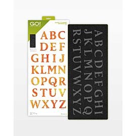 GO! Classic 2" Alphabet Uppercase Set Die