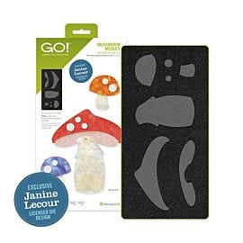 GO! Mushroom Medley Die by Janine Lecour