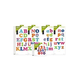GO! Carefree Alphabet & Numbers Die Bundle