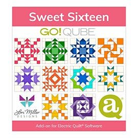 Electric Quilt Add-On for GO! Qube Sweet Sixteen