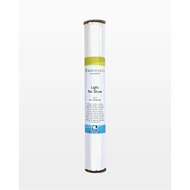 Light No Show-White-1.3 oz-20" x 10 yd roll shrink wrapped