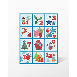 GO! Winter Bliss Wall Hanging Machine Embroidery Set by Marjorie Busby