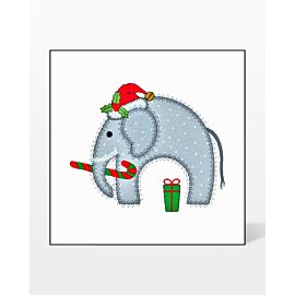 GO! Christmas Elephant Embroidery by V-Stitch Designs