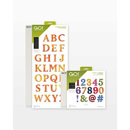 GO! Classic 2" Alphabet, Numbers & Symbols Die Bundle