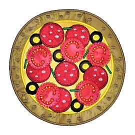 GO! Pizza Pie Embroidery Specialty Designs
