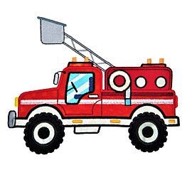 GO! Firetruck 2 Embroidery Specialty Designs