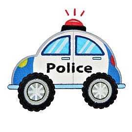 GO! Police Car Embroidery Specialty Designs