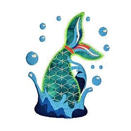 GO! Splashing Mermaid Embroidery Specialty Designs