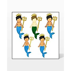 GO! Mermaid King & Queen Embroidery Designs