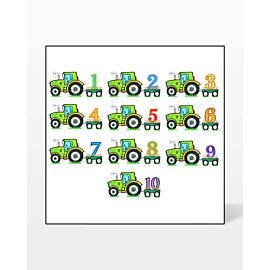 GO! Tractor Countdown! Embroidery Specialty Designs