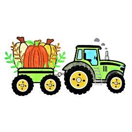 GO! Truckload of Pumpkins Embroidery Specialty Designs