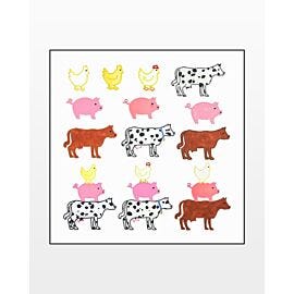 GO! Farm Animals Medley Embroidery by V-Stitch Designs